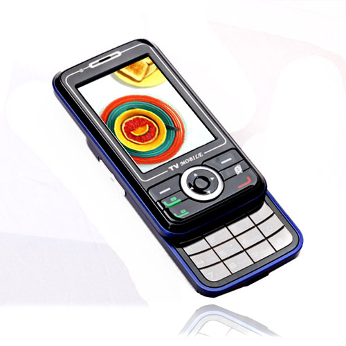 baizhao m81 dual cartão tri-band telefone slide tv preto (szr241)